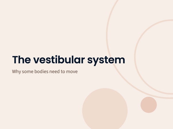 The Vestibular System