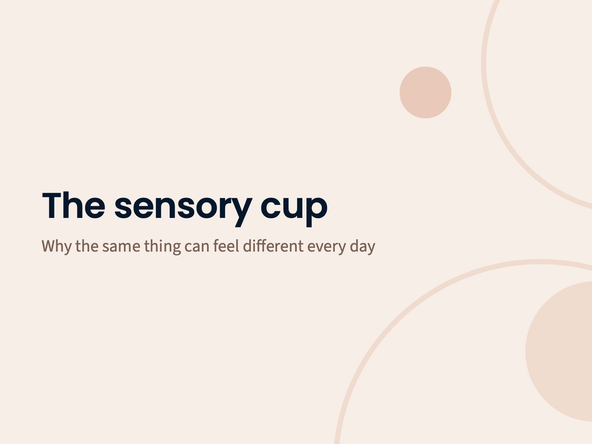The Sensory Cup